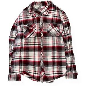 Large Red & Gray Flannel empcyre Brand